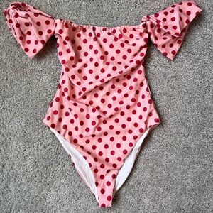 Tularosa Felicity polka dot one piece swimsuit